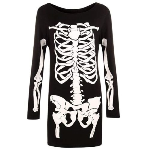 Camiseta Esqueleto Mujer